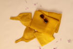 Yellow Organza Saree - Image 3