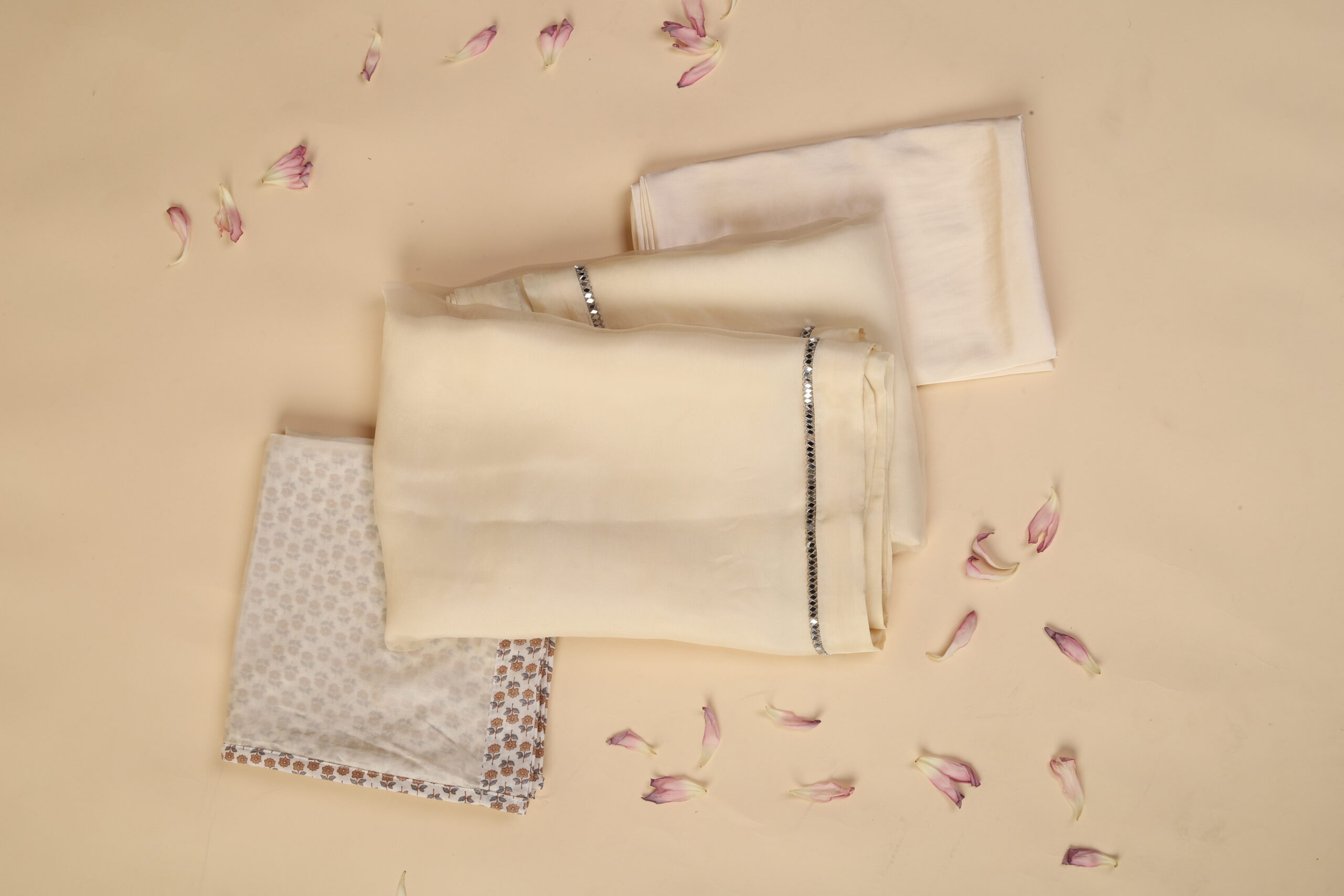 IMG_7542 Ivory Half & Half Saree - Image 4