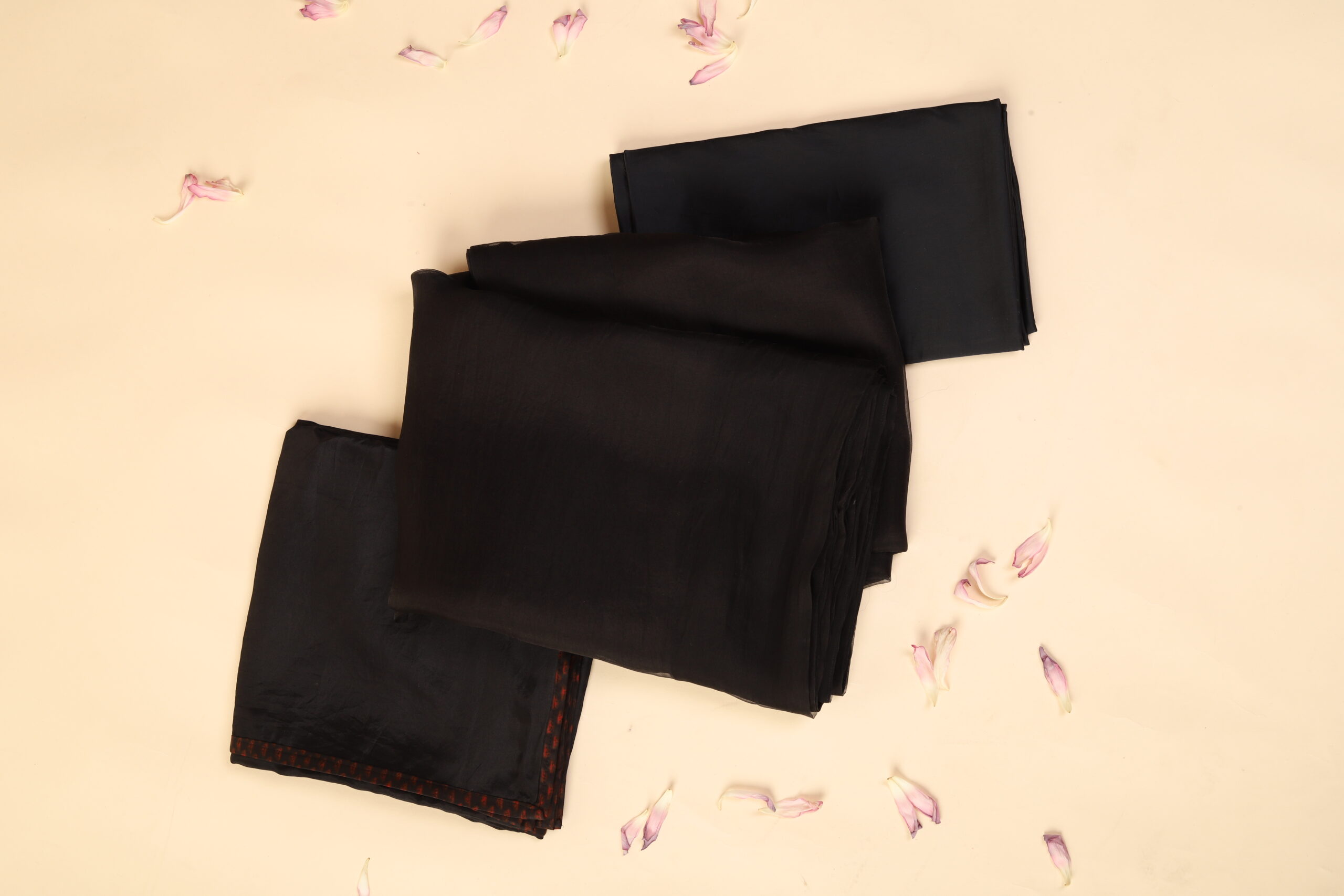 IMG_7546 Black Organza Saree - Image 4