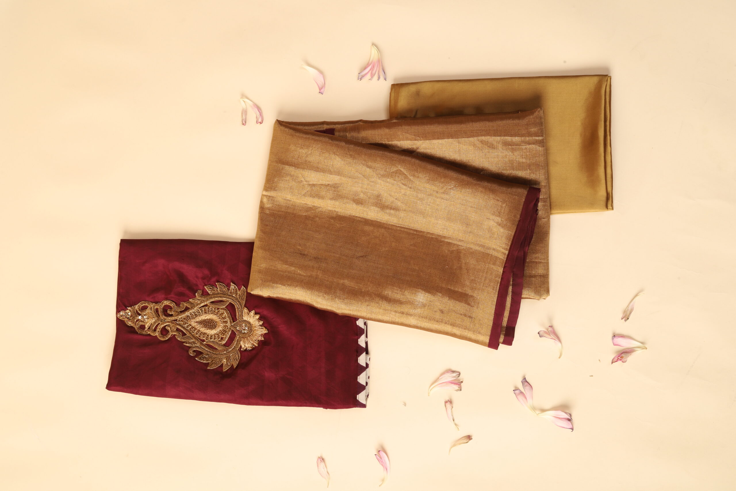 IMG_7582 Gold Woven Saree - Image 4