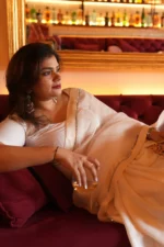 Ivory Half & Half Saree - Image 2